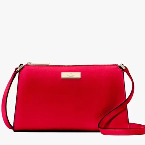NWT Kate Spade Kenzie Limited Edition Mini Crossbody in Perfect Cherry Red - Picture 1 of 8